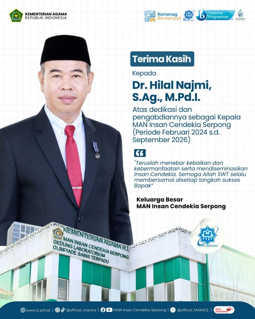 Terima Kasih Dr. Hilal