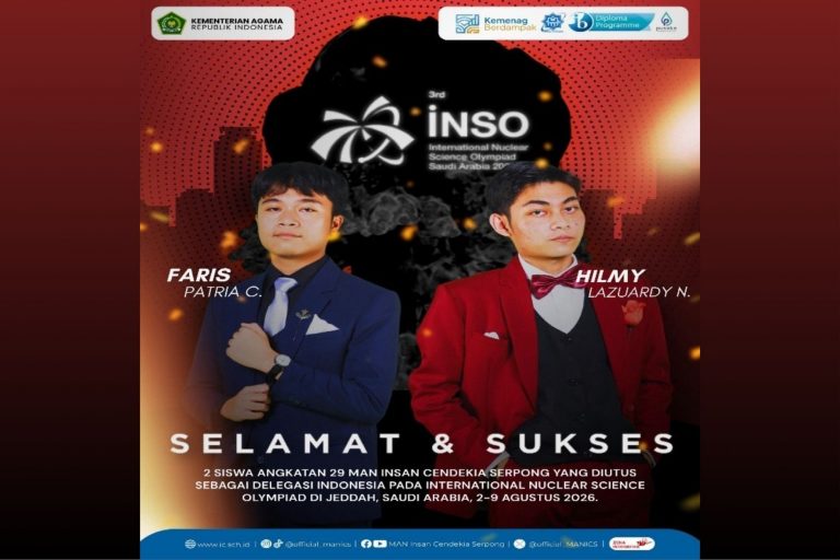DUA SISWA MAN ICS WAKILI INDONESIA